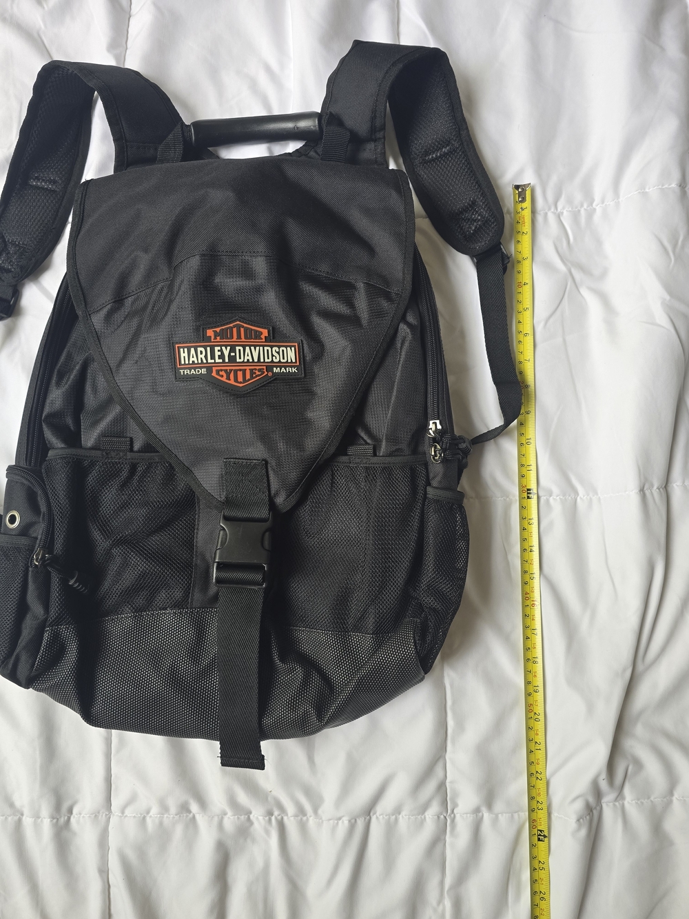 Harley-Davidson Men's Black Logo Helmet Backpack - Picture 6 of 14